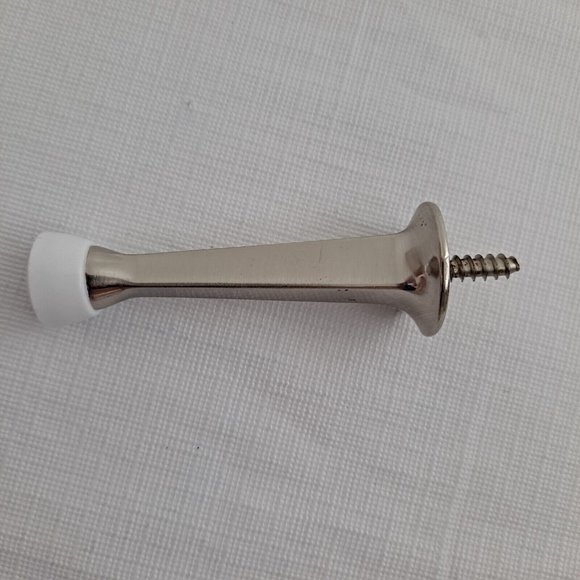 Door Stoppers Perfect Home Brushed Nickel 2 Piece - Picture 1 of 10